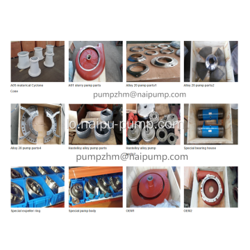 OEM ສູງ chrome slurry pump spare parts